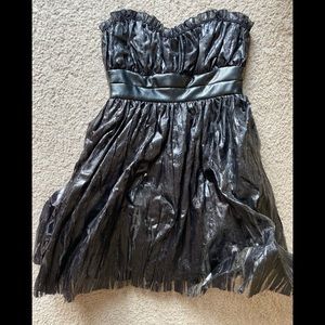 Fun Funky Stylish Black Strapless Dress.